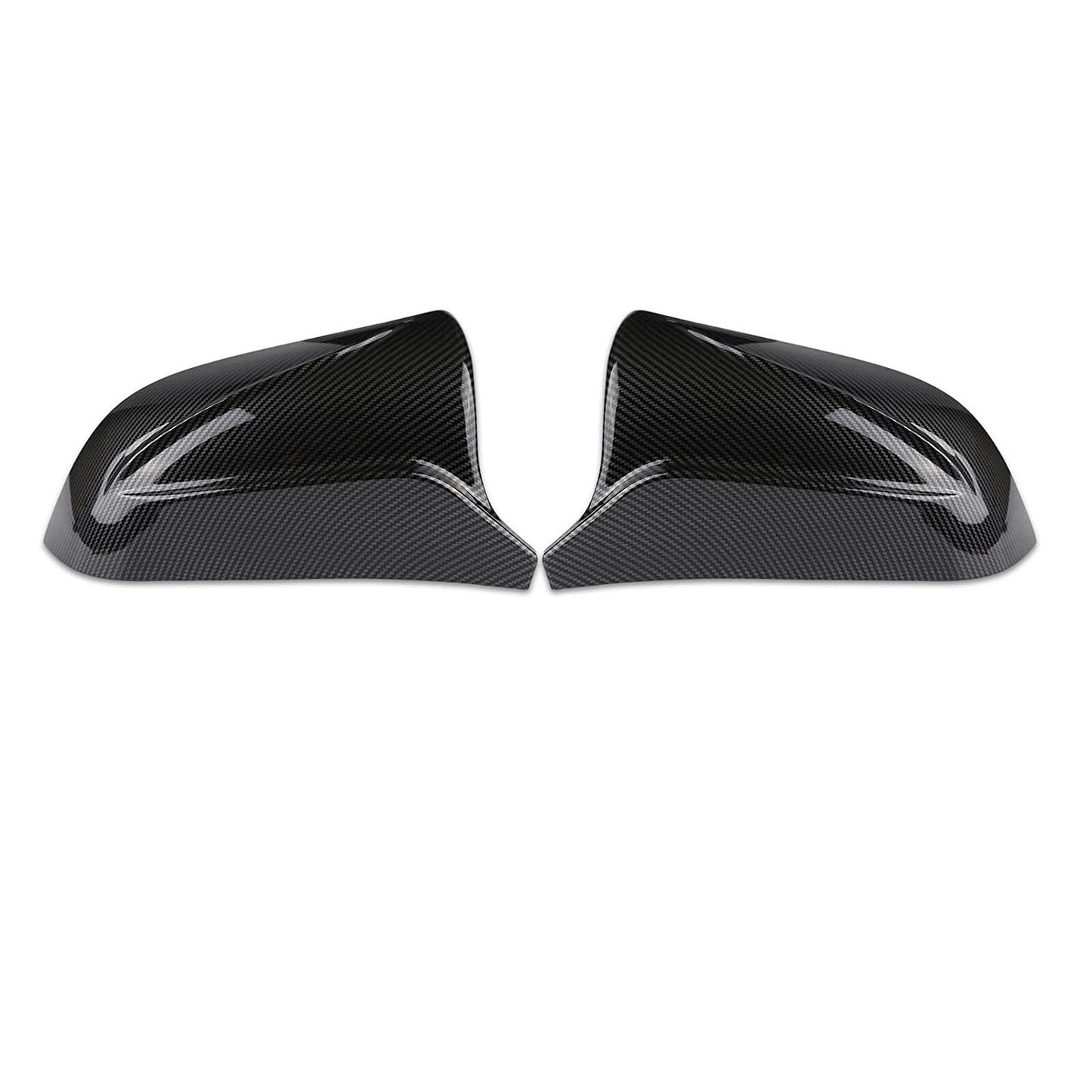 2x Rearview Wing Door Side Mirror Cover Cap Carbon Fiber for Tesla Model 3 17-20
