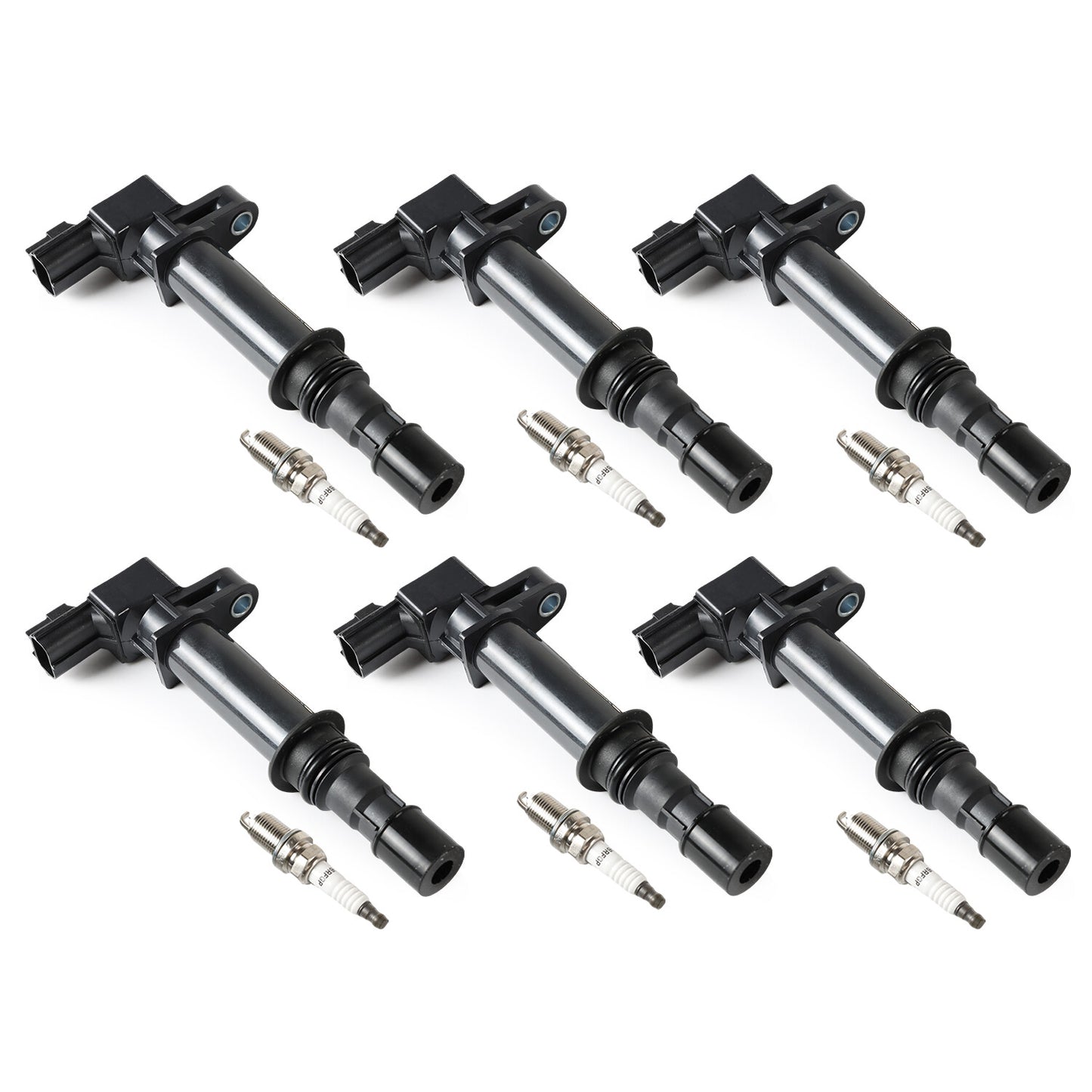 6X Ignition Coil + 6X Spark Plug Set for 2002-2007 for Dodge for Ram 1500 4.7L V8 UF270