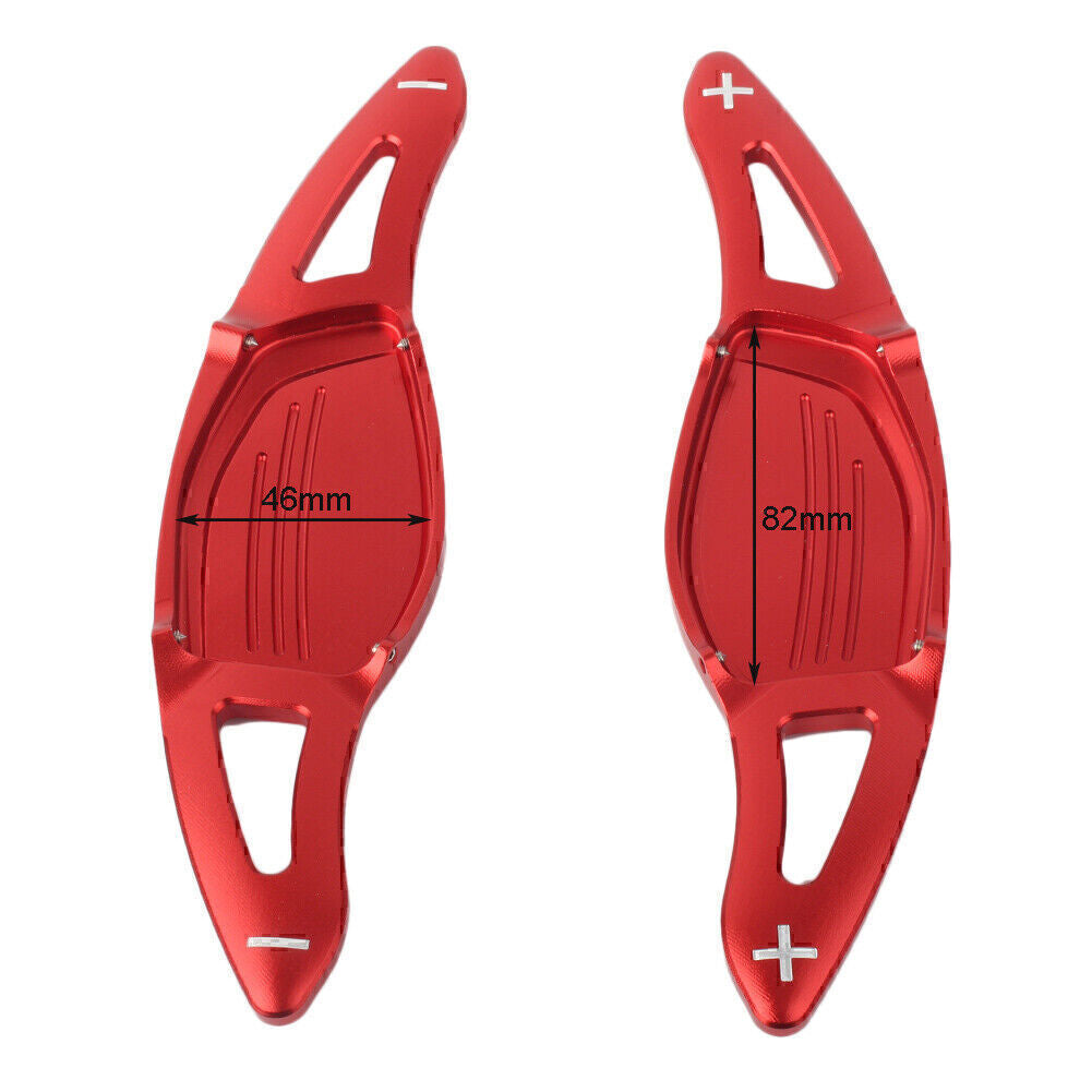2X Car Steering Wheel Shifter Paddle Extension Fit for Audi R8 RS3 RS4 RS5 TT RS