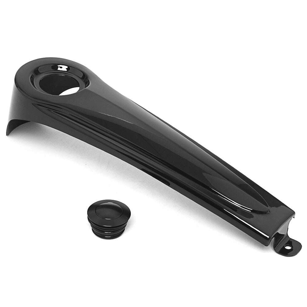 Black Dash Panel Gas Tank Cap Cover for Harley Electra Road Glide 1986-2007