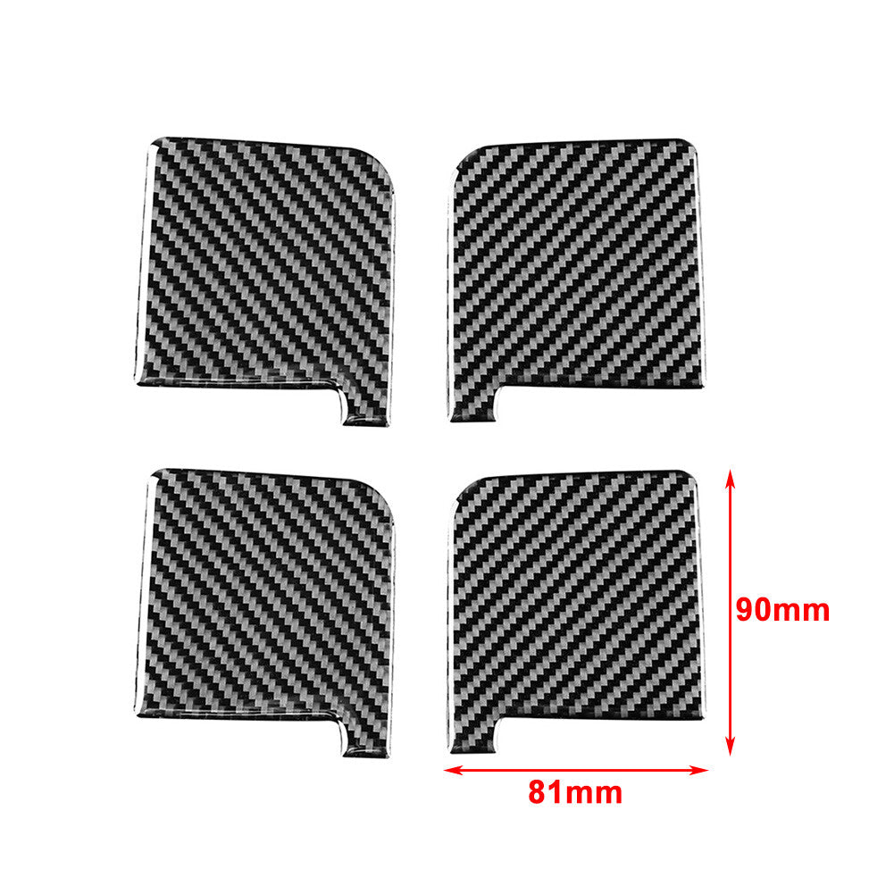 Carbon Fiber Door Handle Bowl Cover Trim for Toyota Tundra 2014-2021