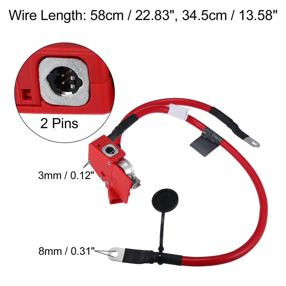 61129322056 Automotive positive battery cable suitable for BMW X5, F15, X6, and F16 (2014-2017)