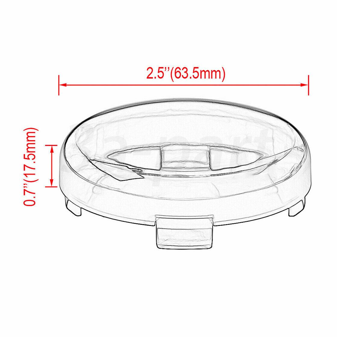 4-Piece Motorcycle Lens Covers, Turn Signal Flashing Smoke Pack for Harley Dyna Sportster