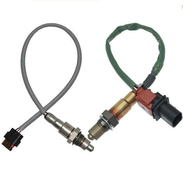 2PCS Oxygen Sensor Up+Down For 2015-2020 for Ford Edge 2.0L 2016-19 Explorer 2.3L