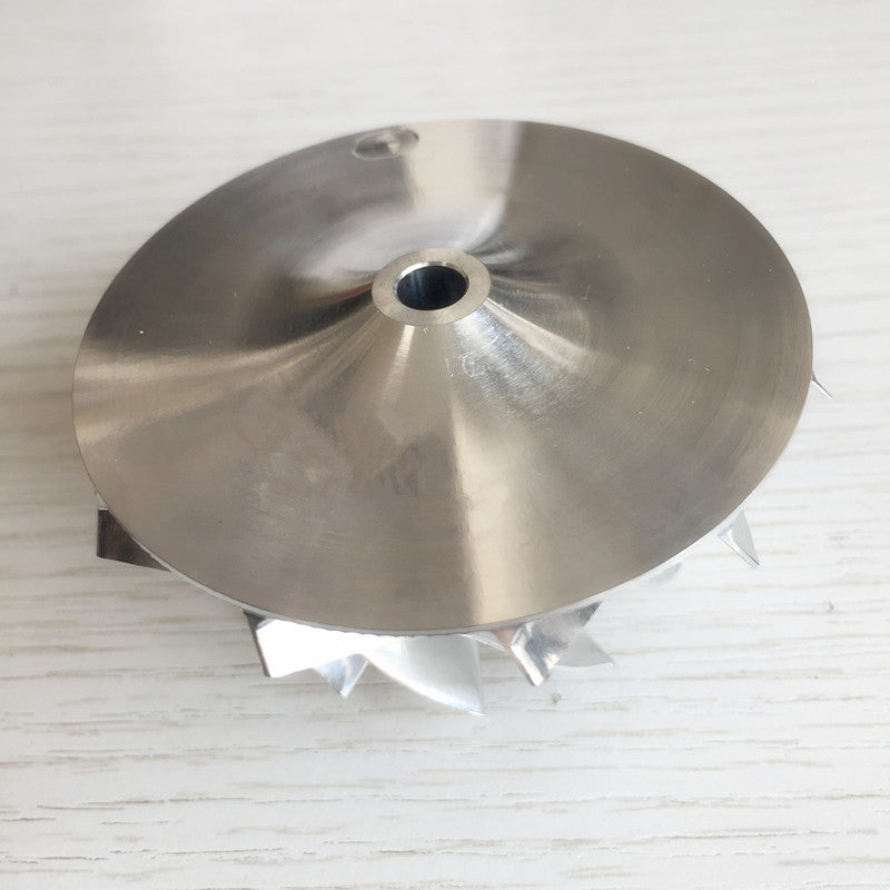 RHF55 48.62/65.00mm 11+0 blades performance high blade billet compressor wheel