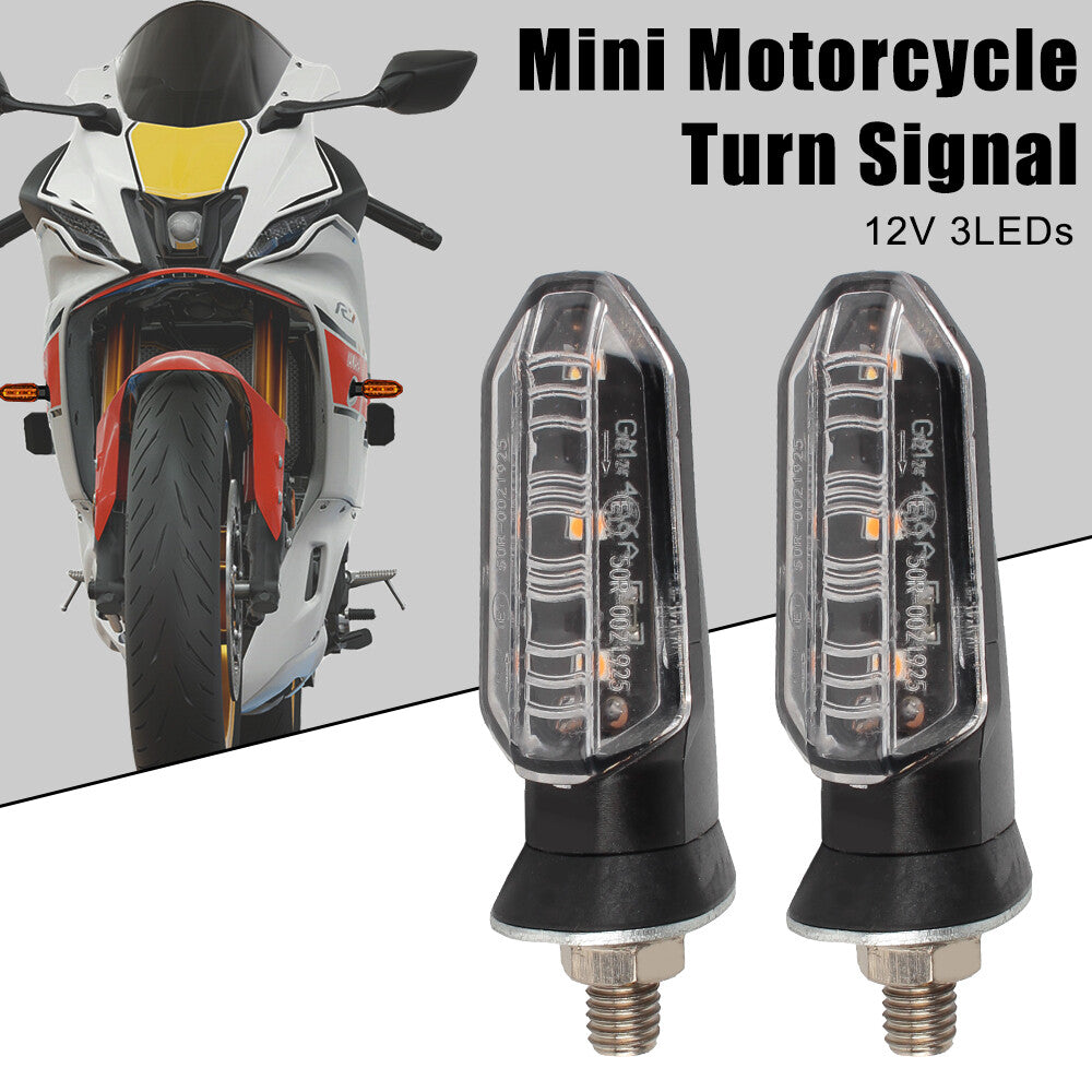 2pcs Motorcycle LED Turn Signal Blinker Light Indicator for Honda for Yamaha for Harley