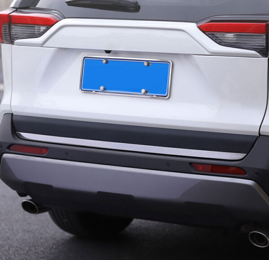 For 2019-2023 Toyot@a RAV4 Stainless Car Rear Door Trunk Lid Tailgate Strip Trim