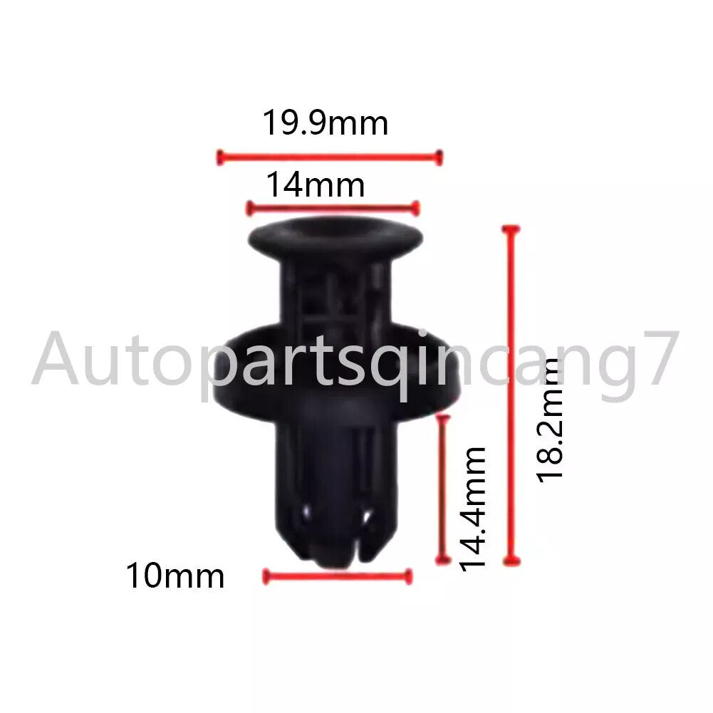 100x 91505TM8003 Push Type Clips Fits for Honda for Acura Part 91505-TM8-003