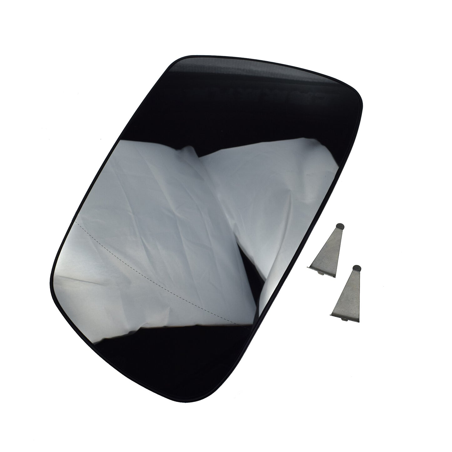 new 2005-2010 Grand Cherokee left-hand drive heated door with mirrored glass.