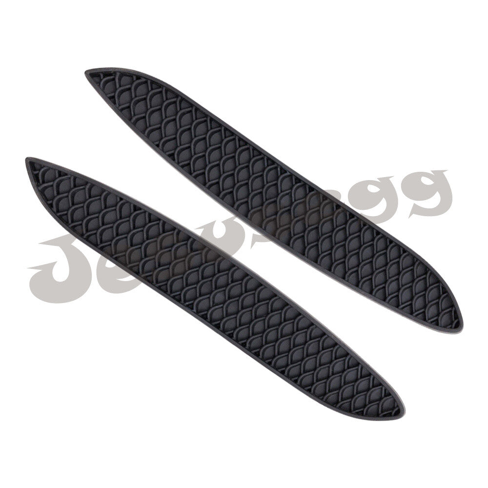 1 Pair Rear Bumper Grille Insert Trim for Mercedes A-Class W177 Textured Black