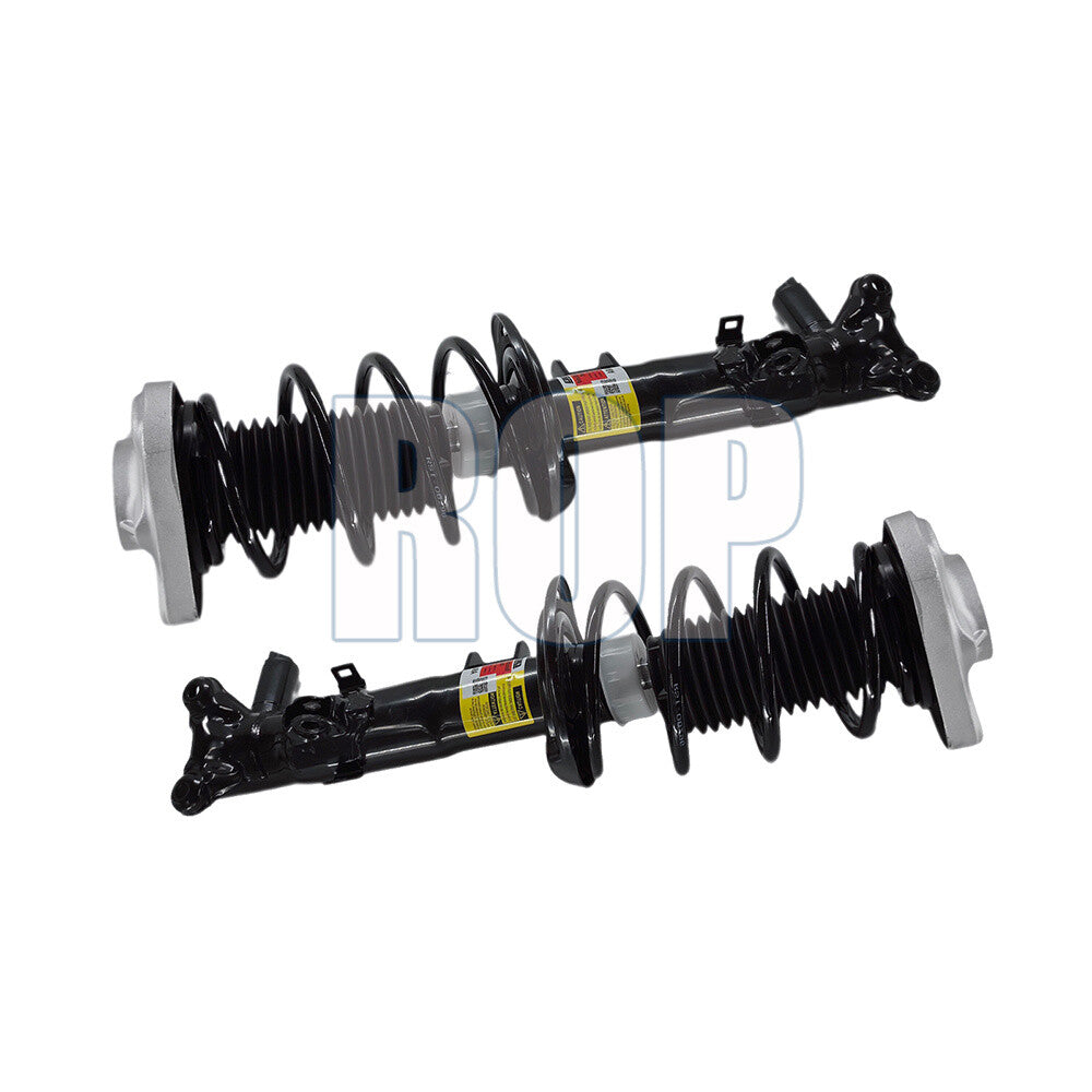 Pair Front Shock Strut Assemblies w/ADS for Mercedes W212 W218 CLS63 E63 AMG RWD