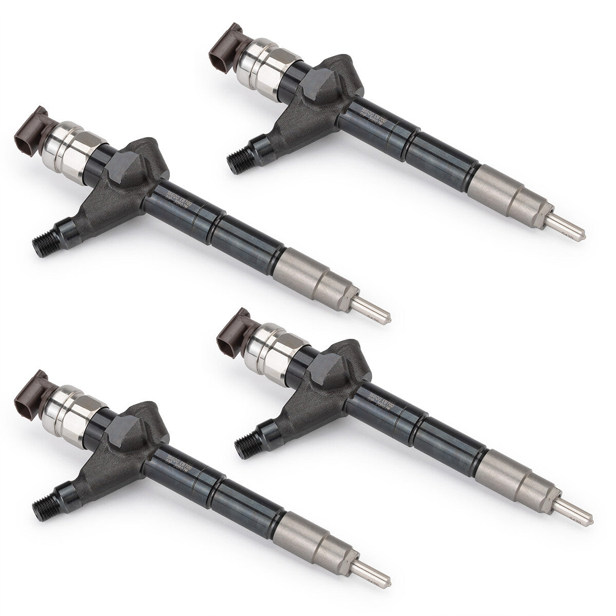 4 pieces of 095000 - 6250 common rail diesel fuel injectors for Nissan YD25 Navara engines.