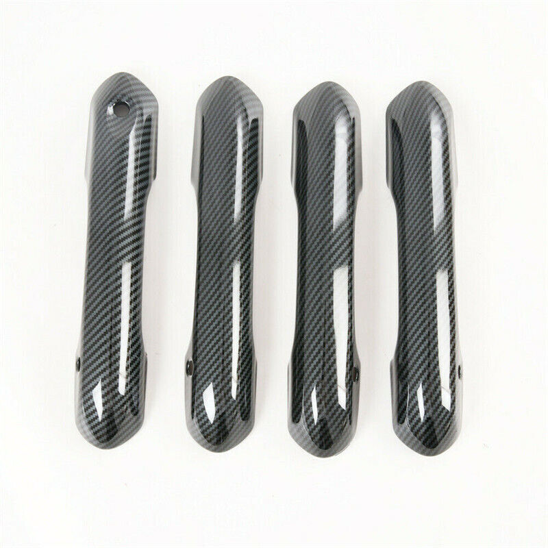 Carbon Fiber 4X Exterior Door Handle Cover Trim for ford Explorer 2020 2021 2022