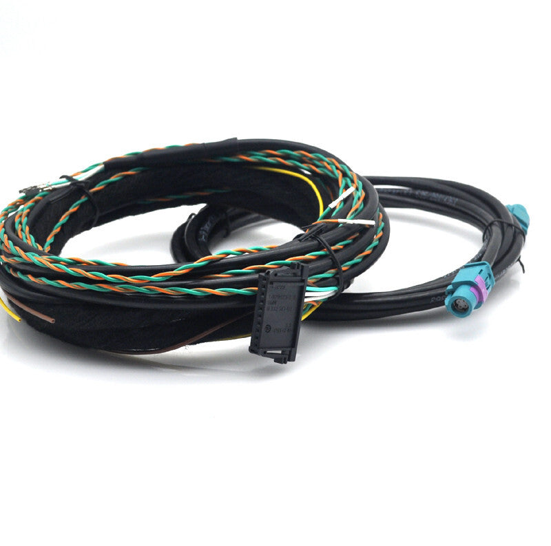 Reverse backup Camera retrofit Cable wiring for BMW E60 E90 E87 E88 E70 E71 CIC
