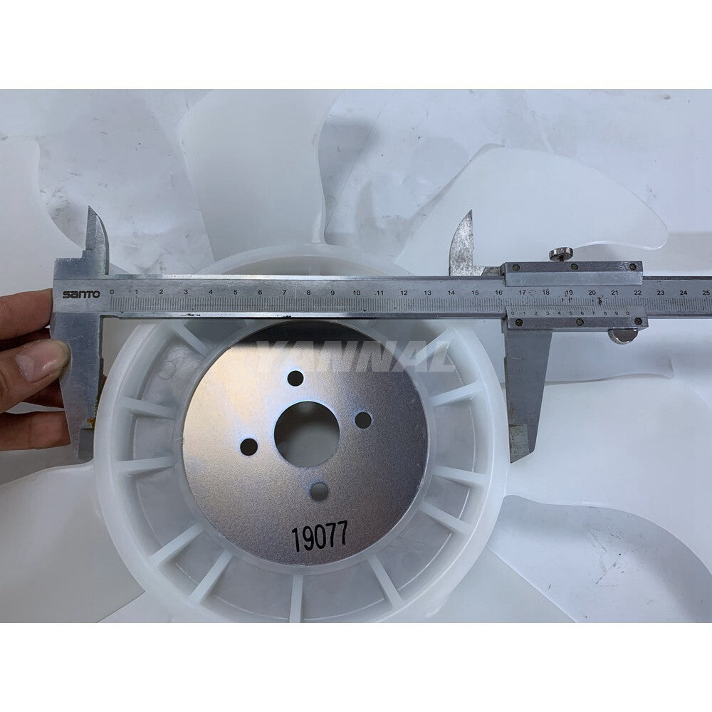 Fan 7 Blade 19077-74110 is suitable for Kubota D1703, D1803, V2003, V2203, and V2403 engines.