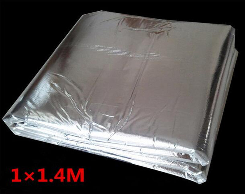 Car Heat Shield Mat Turbo Exhaust Muffler Insulation Hood Fiberglass Cotton Pad