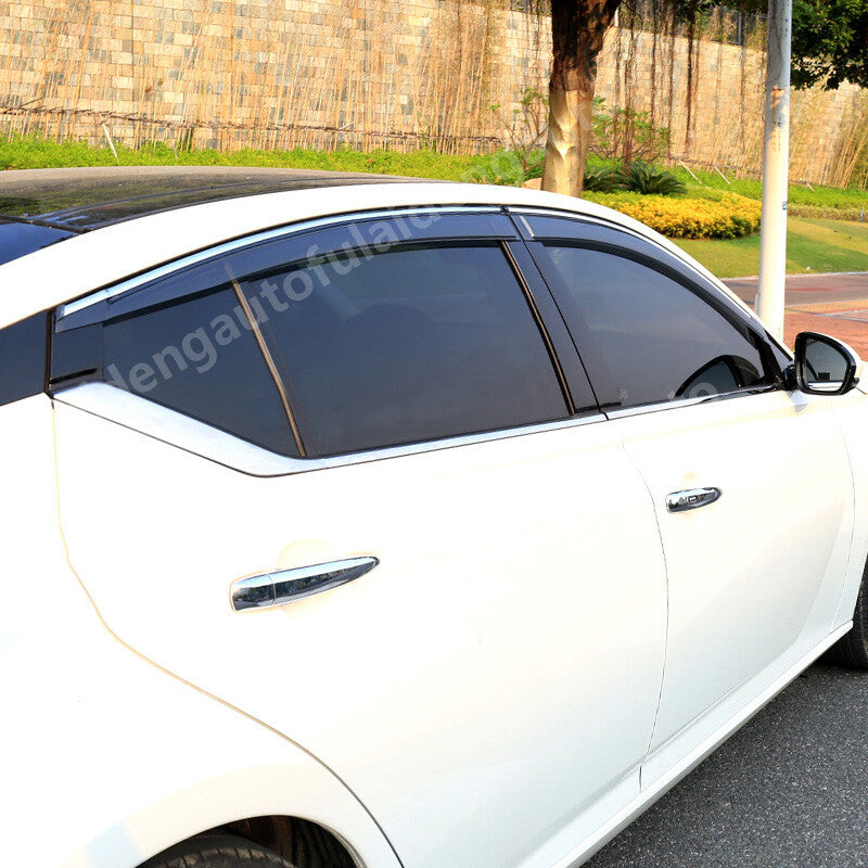 4p for Nissan Altima 2019-2024 Window Visor Vent Sun Shade Rain Guard Door Visor