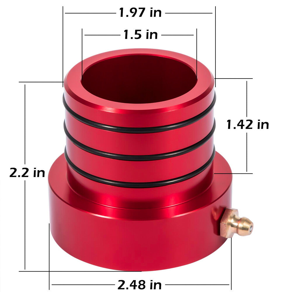 For Dana 30/44 Front Axle Tube Seal Pair+Inner Axle Side Seal Installation Tool