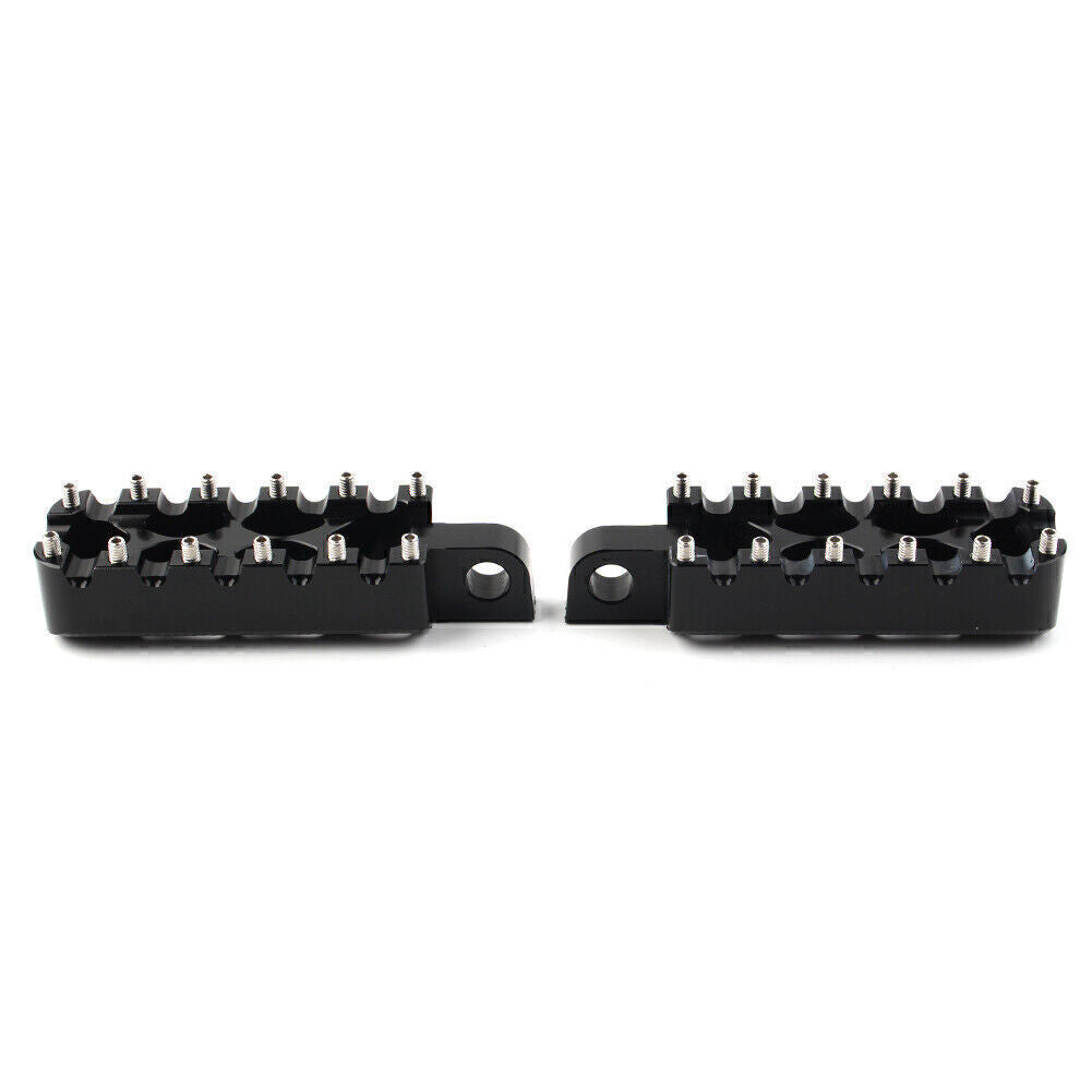 2x Foot Pegs Rests Pedals for Harley Dyna Wide Glide FXDWG FXDB FXDL FXDF Black