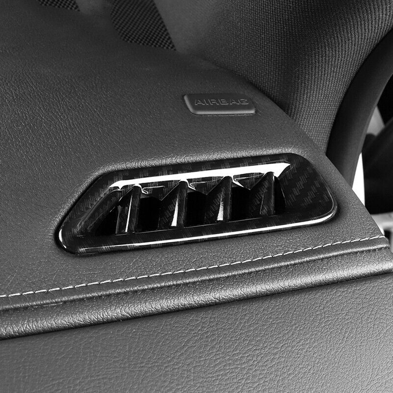 for Cadillac XT4 2018-20 Carbon Fiber Car Instrument Upper Air Vent Outlet Cover