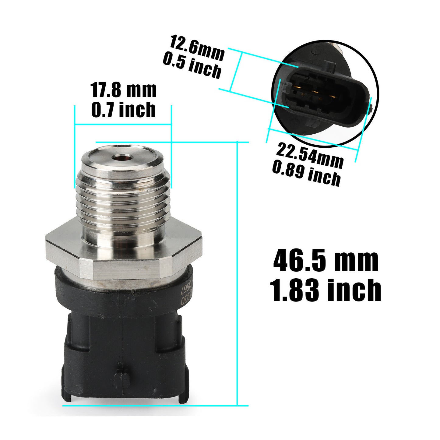 Fuel Rail Pressure Sensor 0281002930 For Ievco for MAN TGL TGX TGM for IVECO for VW Worker