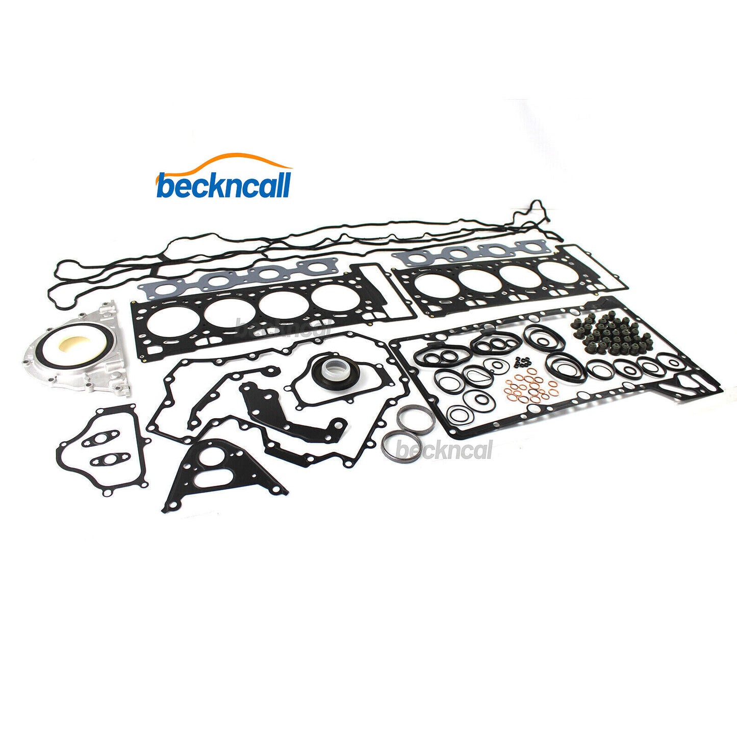 N63 Engine Overhaul Rebuild Kit w/ Pistons Rings Set for BMW 550i 750i X5 4.4L