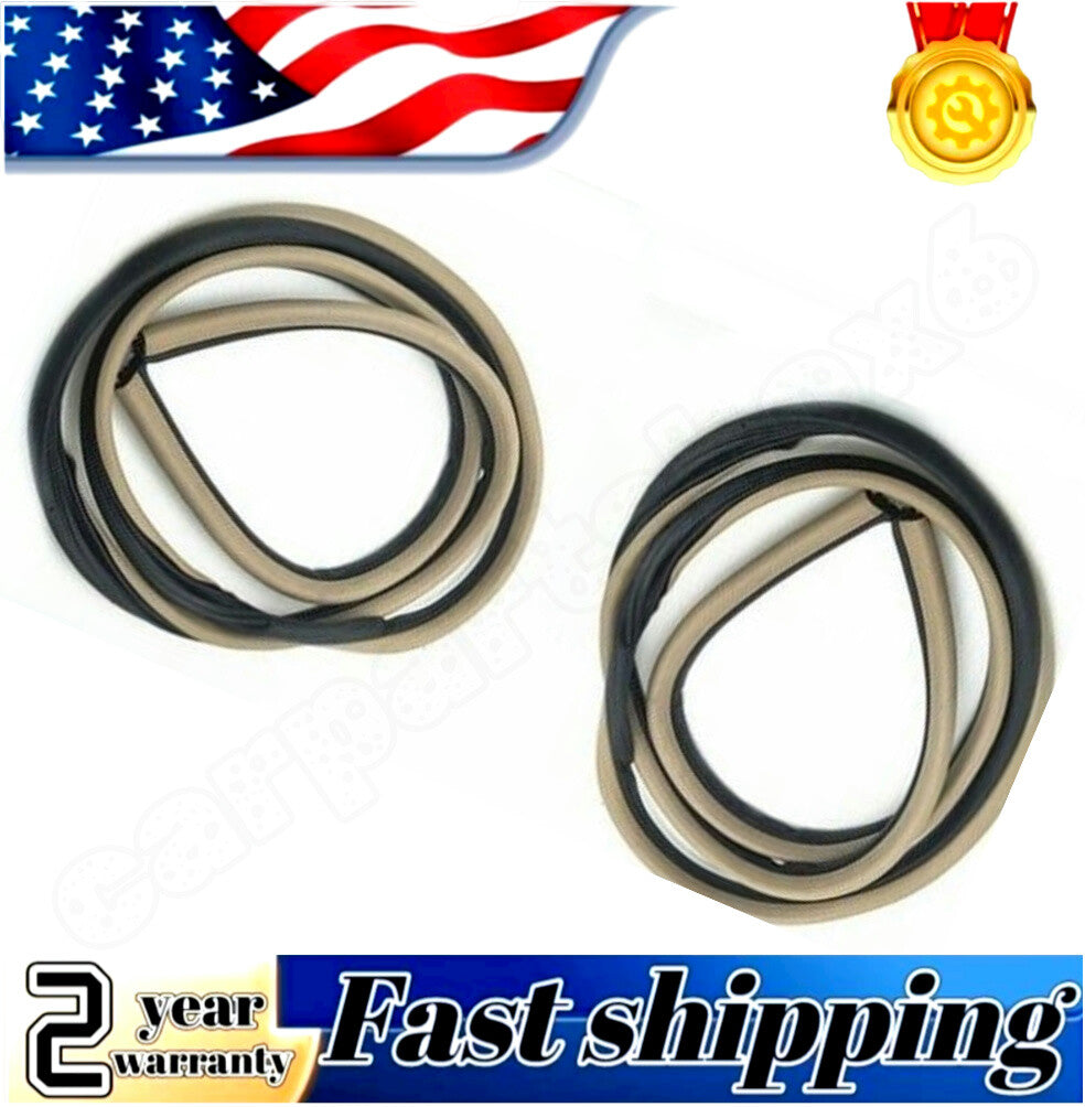 Rear R L door rubber Weatherstrip body sealant for Honda Accord sedan 03-2007