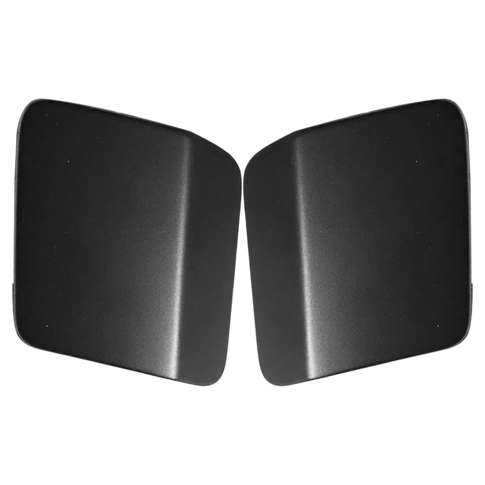 Fits For X6 F16 13-2019 2x LH RH Headlamp Washer Spray Nozzle Cover Unpainted