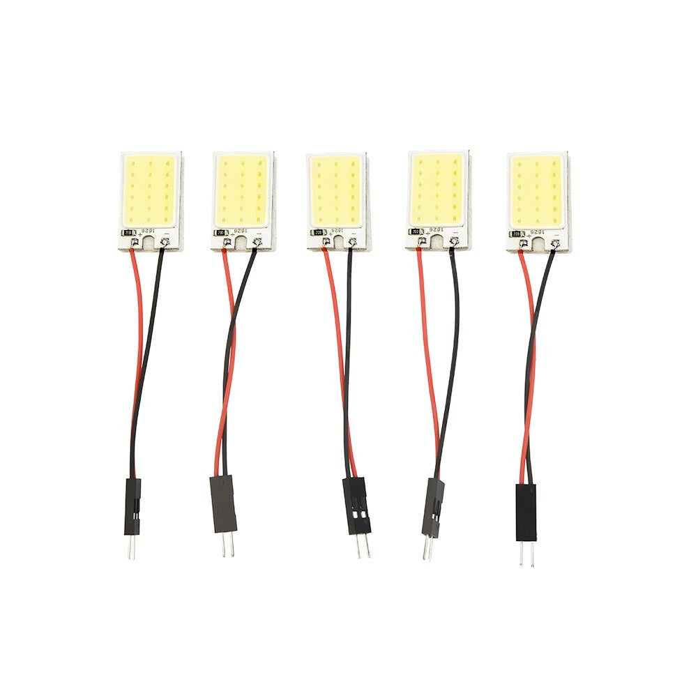 5-pack of 12V COB panel lights, holiday lights, internal dome bulbs. (Prices listed: 184, 192, 193, 259, 280, 285)