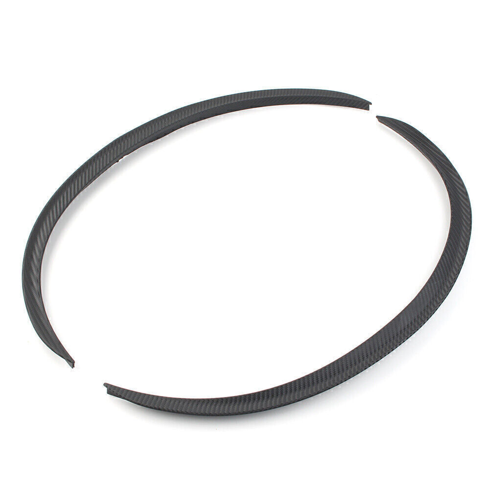Wheel Eyebrow Arches Lips Fender Flares Protector Trim Cover Carbon Fiber