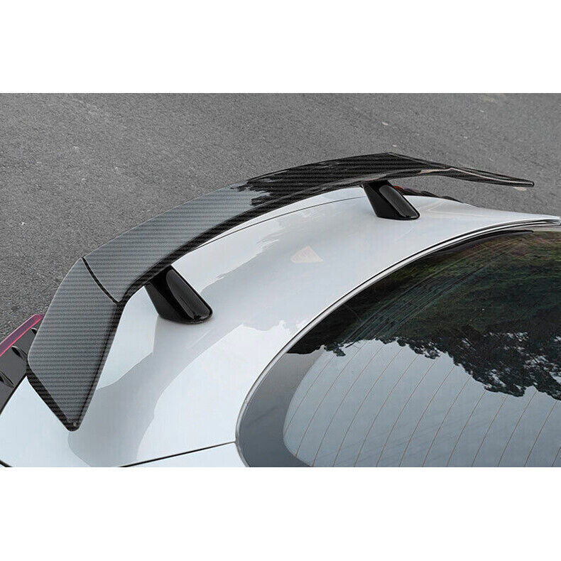 for Hyundai Sonata 2020-2023 Carbon Fiber Rear Tail Trunk Spoiler Wing Lip Cover