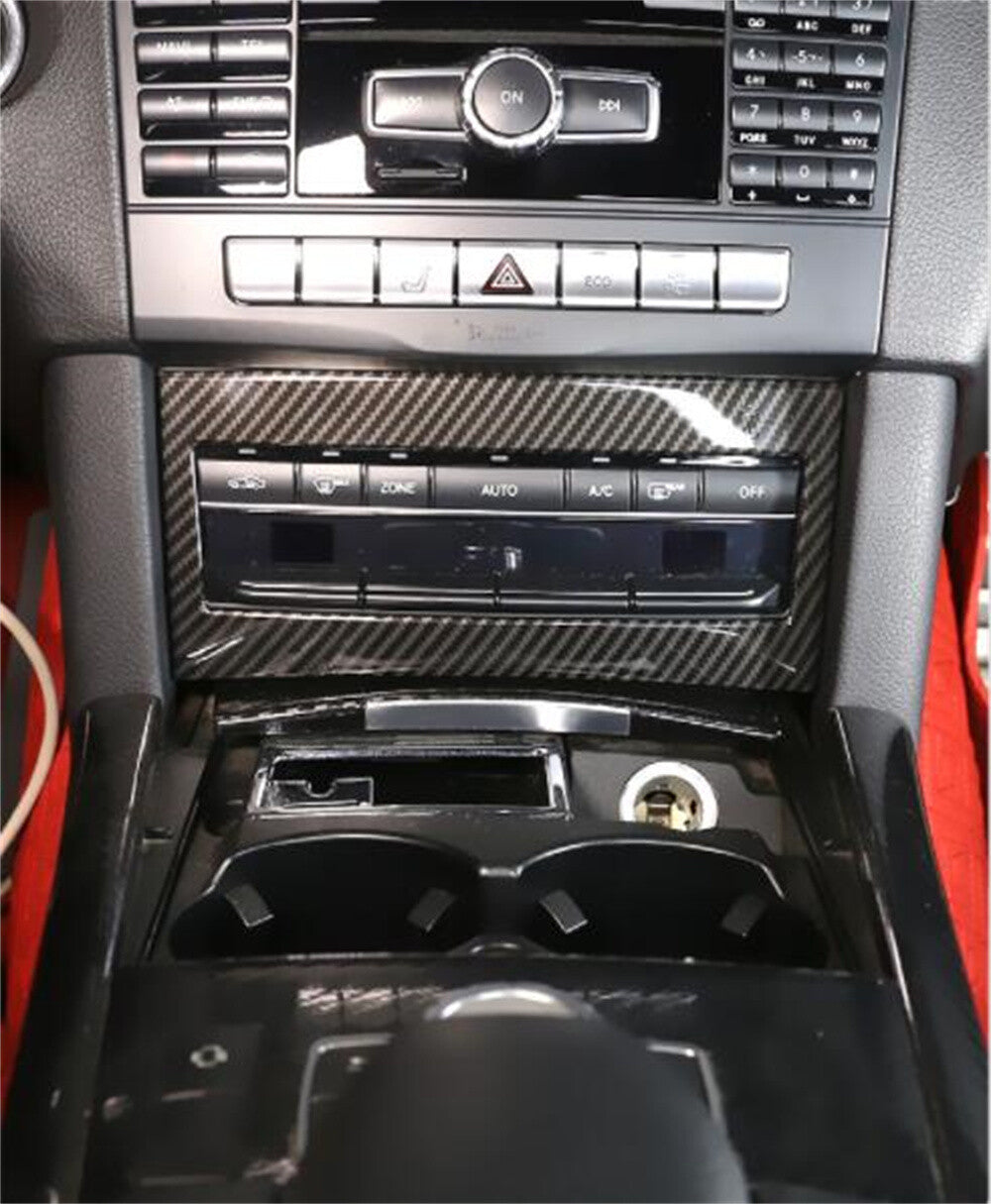 Carbon ABS Air Condition Switch Button Trim for Mercedes-Benz E Class W212 14-15