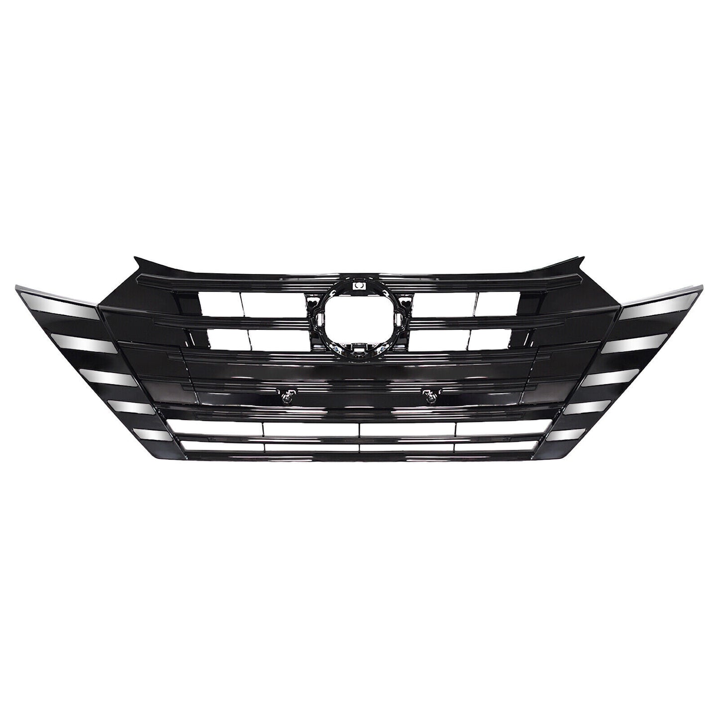 FRONT BUMPER GRILLE ASSEMBLY CHROME BLACK NEW FOR 2023 2024 2025 for NISSAN VERSA