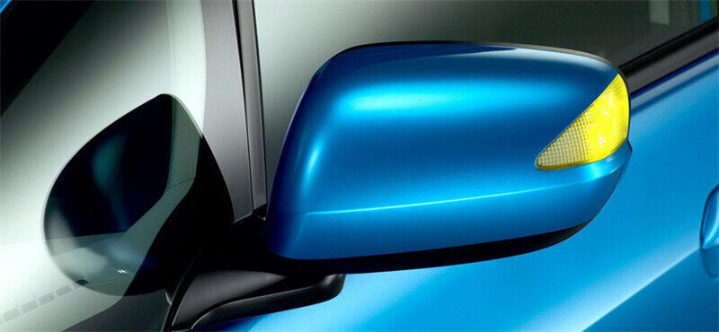 Blue Left Rearview Door Mirror Cover Shell Cap Fit for Honda Jazz Fit 2009-2014