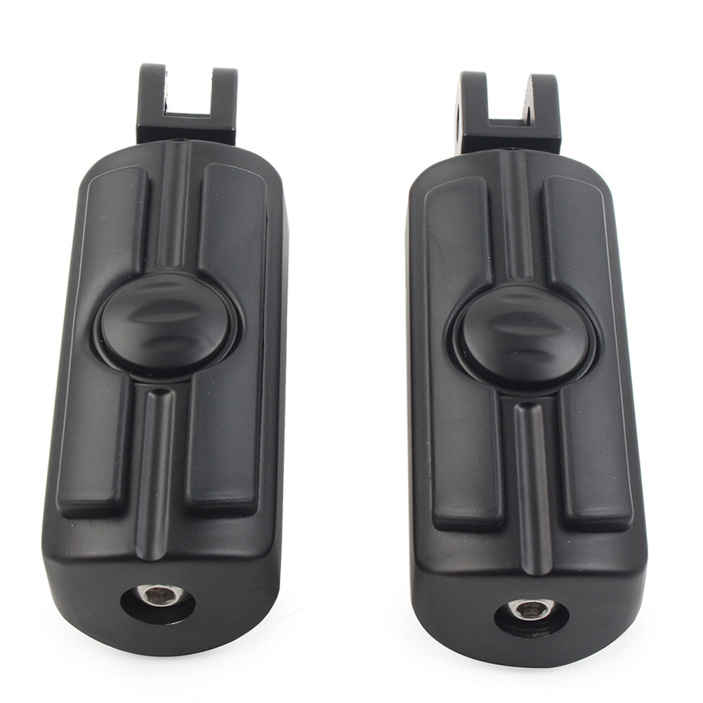 Front Foot Pegs Footrests Footpegs for Honda CBR 600 F5 2000-2008 07 Black Pair