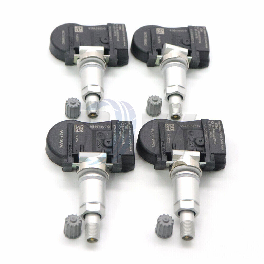 4X TPMS 5430T4 Tire Pressure Sensor 9673198580 for Peugeot 207 307 for Citroen C4