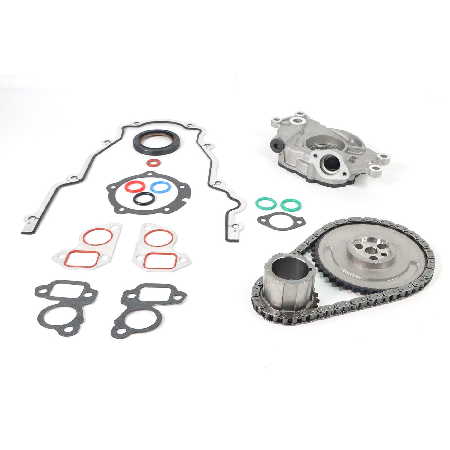 Oil Pump Gasket Timing Chain Kit For 07-13 for Chevy GM LS1 LS3 LS2 LS6 4.8L 5.3L