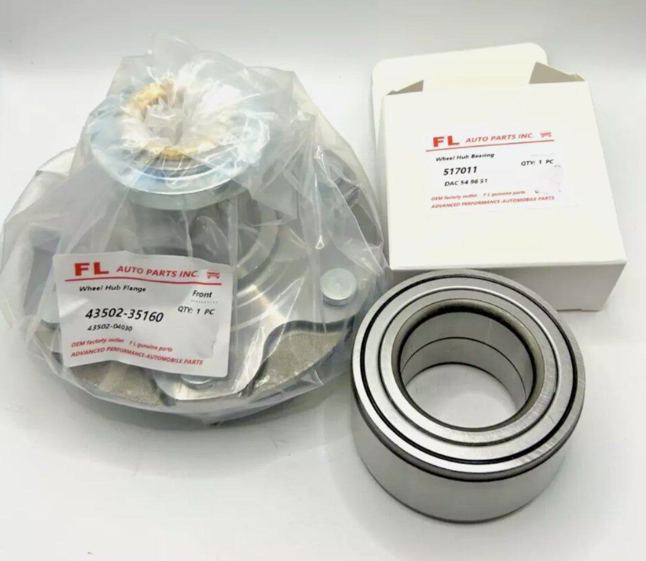 Front Wheel Hub Bearing For 95-07 for Toyota Tacoma Tundra Sequoia 4WD 43502-35160