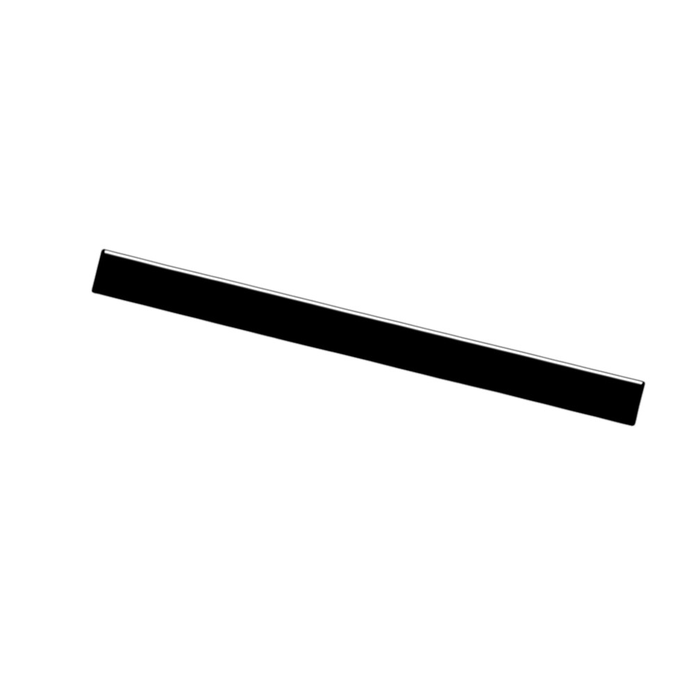 Glossy Black Passenger Dashboard Strip Cover Trim for Ford Ranger 2019-2022