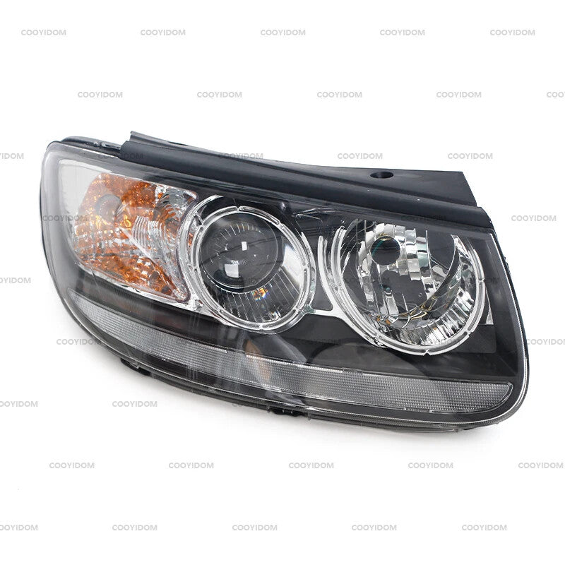 Halogen headlights on the left front bumper are suitable for Hyundai Santa Fe 2007 - 2012