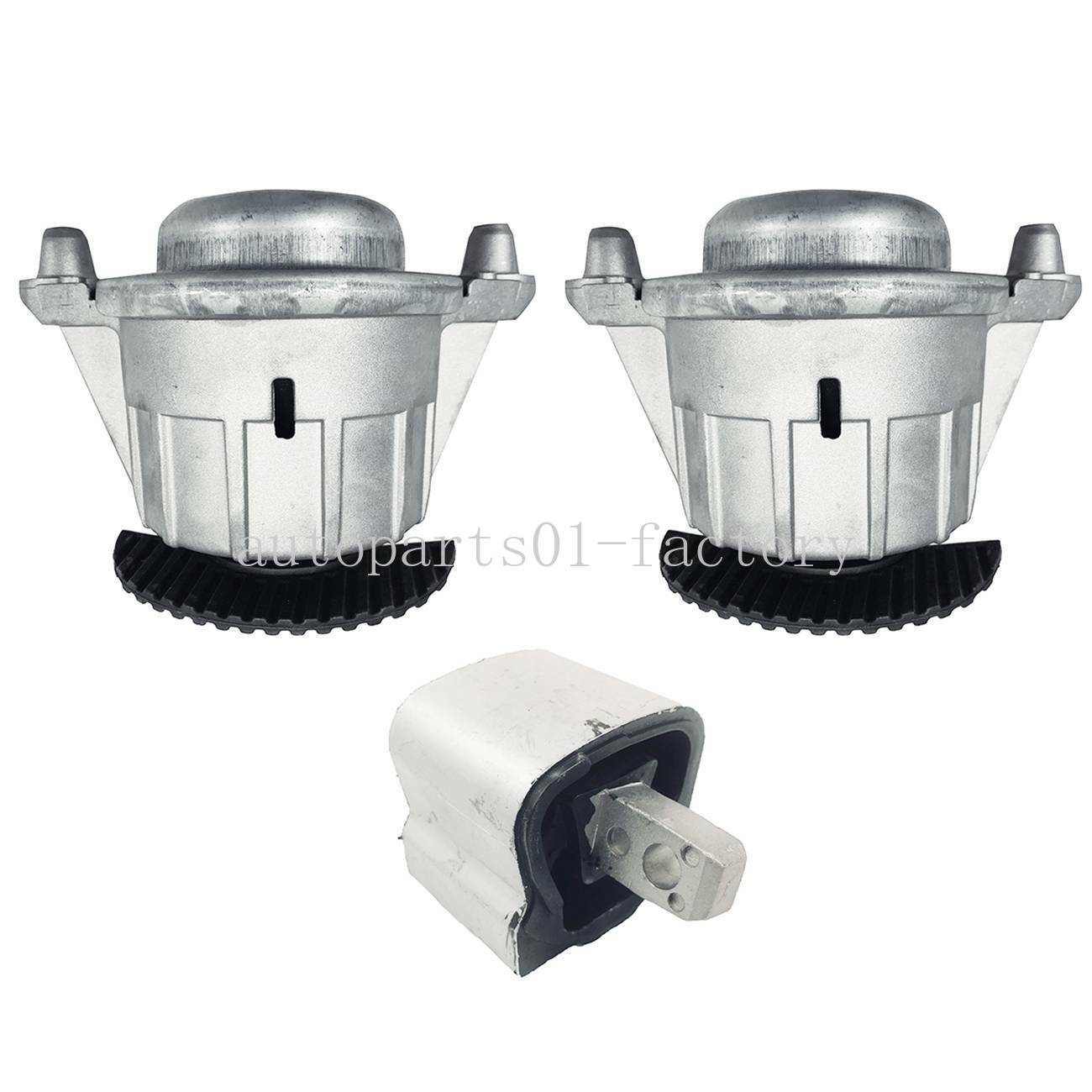 3PCS Engine Motor Transmission Mount for Mercedes-Benz C300 C350 E350