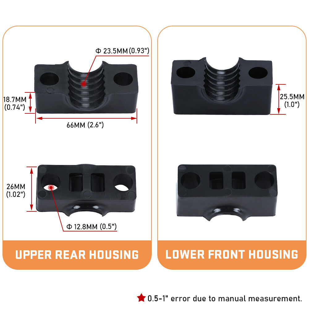 Upper Lower Housings Kit For 2005-2014 Arctic Cat 0405-138 0405-139