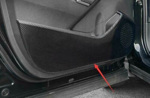 for Toyota for Corolla Cross 22-2024 Inner Door Anti-kick Panel Carbon Fiber Pattern