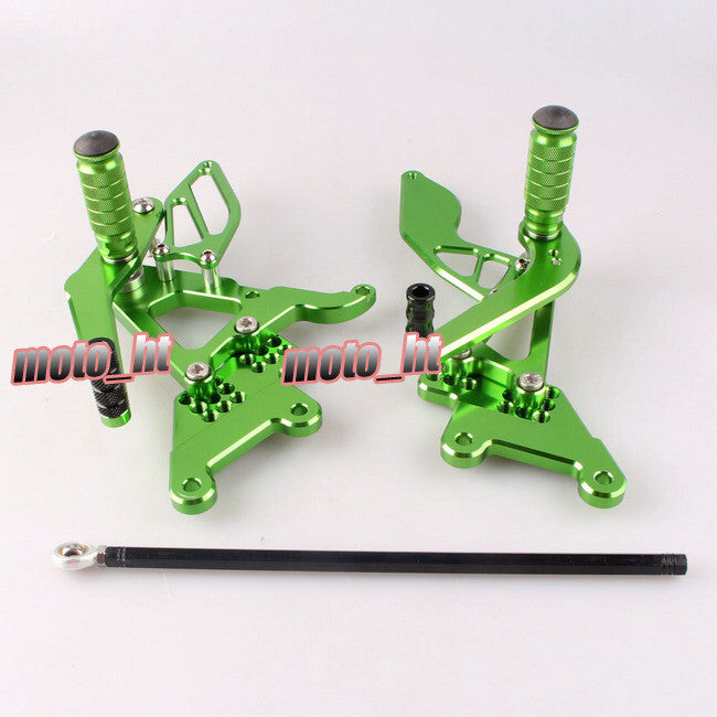 CNC Motorcycle Rearsets Footpegs for Yamaha YZF R6 2003 2004 2005 Black