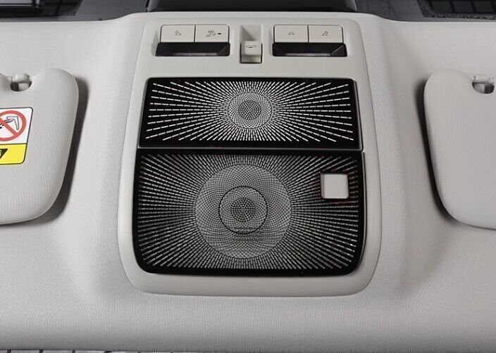 2P for Mazda CX-50 23-25 Black Steel Roof Reading Light Speaker Panel Cover Trim
