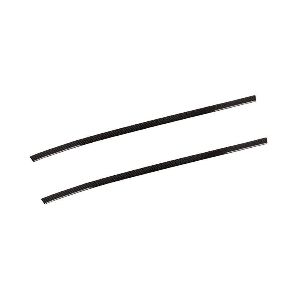 2Pcs Carbon Fiber Side Car Roof Trim Strips for Toyota Supra GR A90 2020-2022