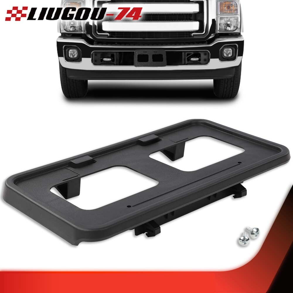 Fits 11-16 for Ford SuperDuty F250 front license plate tag holder with screws.