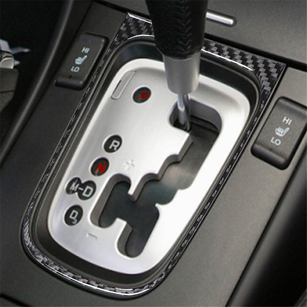 Gear Shifter Frame Trim Panel Interior Carbon Fiber for Acura TSX 2003-2008