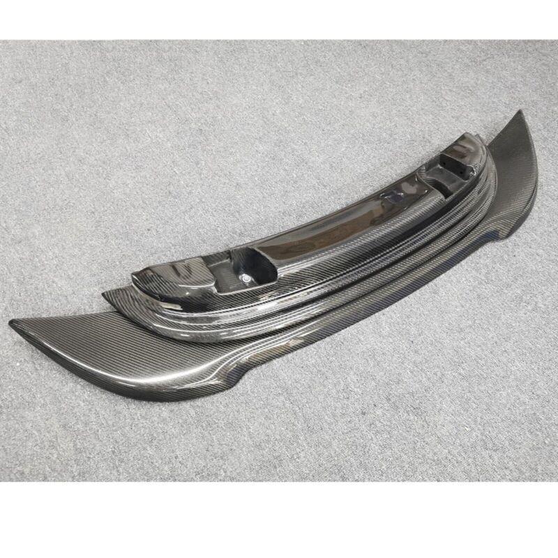 Carbon fiber is used in the 2010-2016 for Porsche for Panamera 970.1 rear trunk roof boiler wing.