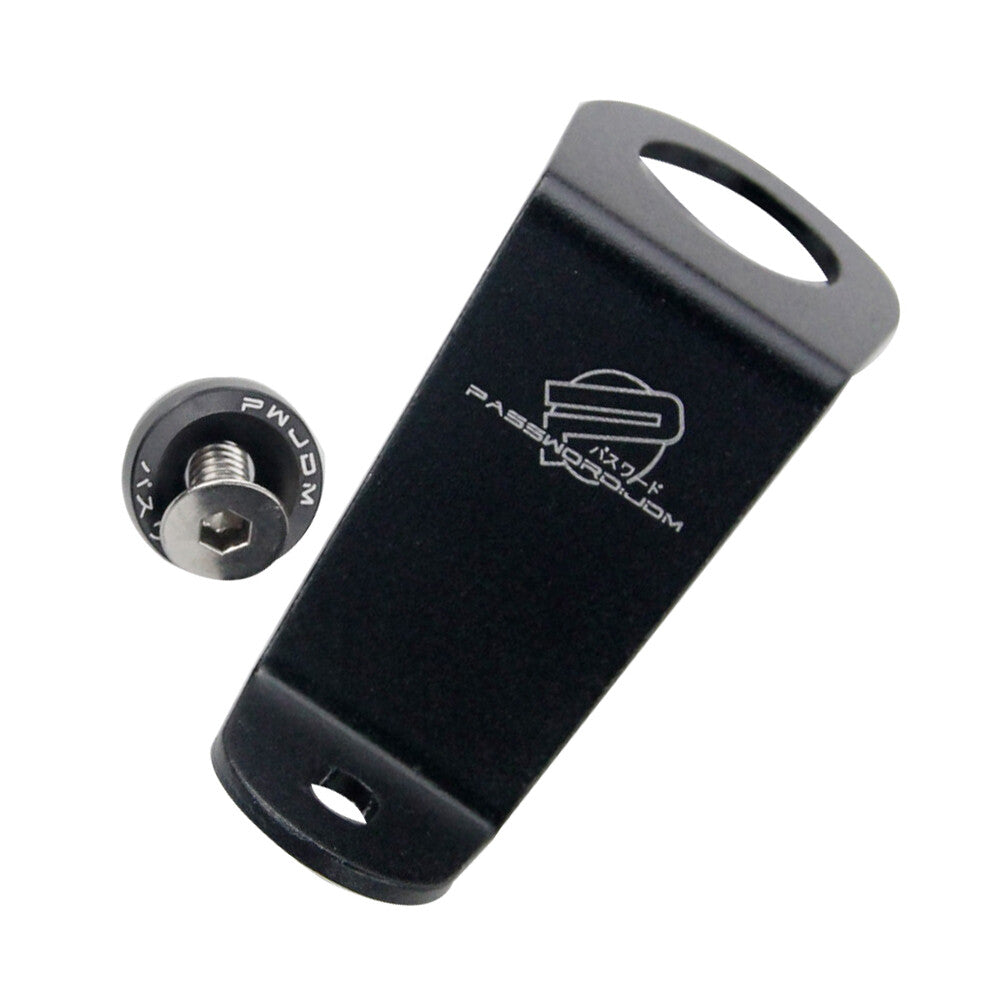 For EG EH for Civic Black CNC Billet Aluminum Radiator Stay Mount Bracket + Washer